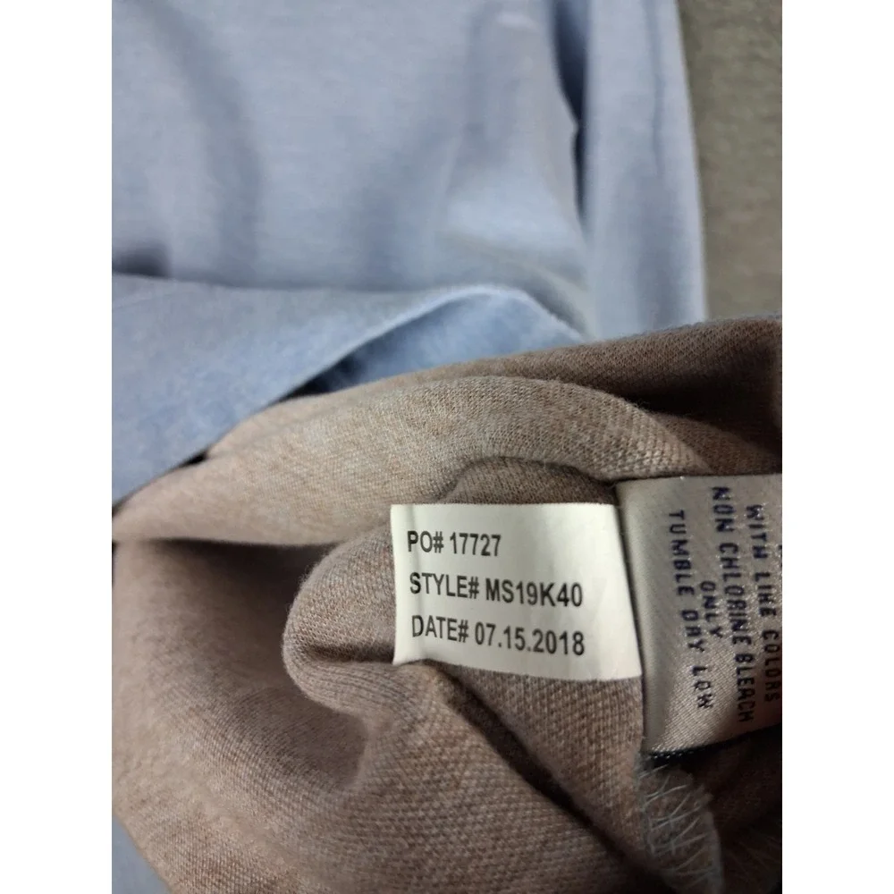 Peter Millar Mens Sweater L Blue 1/4 Zip Crown Crafted Preppy Quiet Luxury Golf
